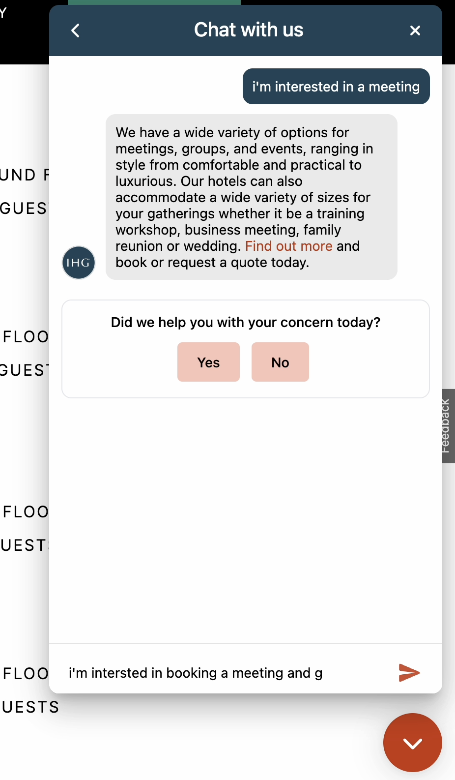 Example of an unhelpful chatbot interaction