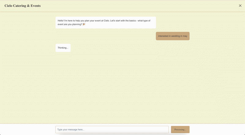 AI assistant helping customer inquiry